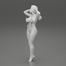 Sexy girl posing in sexy one piece - Only-Games