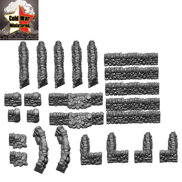 Drystone Wall Set - Only-Games