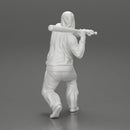 Gangster homie in hoodie Holding Baseball Bat Ready For A Hit - Only-Games