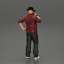 Young Gangster homie in Hat with beard Smoking Cigar - Only-Games