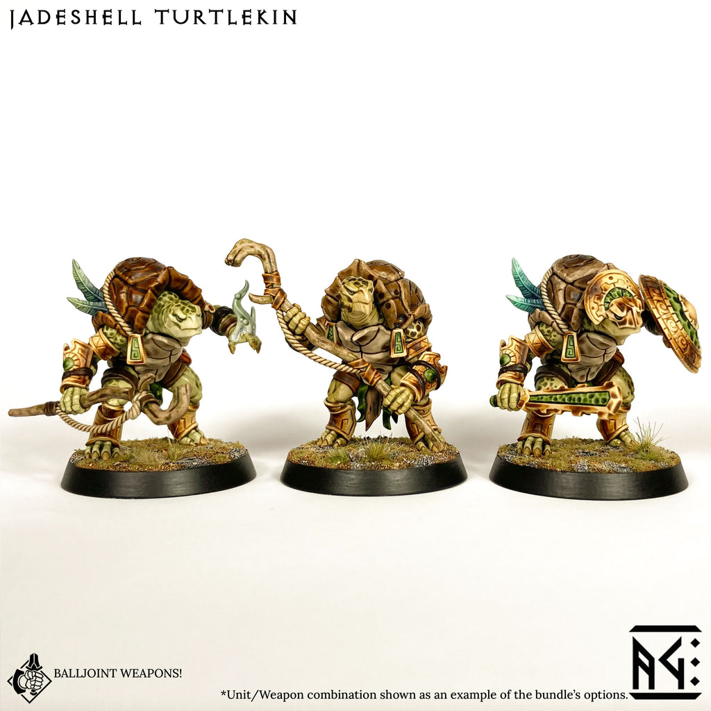 Turtlekin Jadeshell Turtlekin (Jadeshell Turtlekin) - ArtisanGuild - Miniatures ...