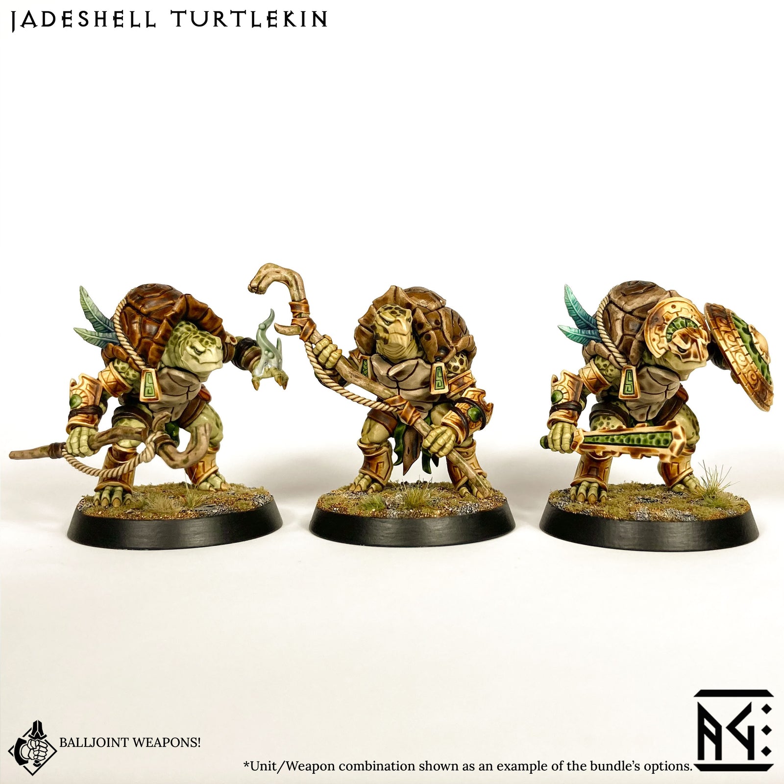 Turtlekin Jadeshell Turtlekin (Jadeshell Turtlekin) - ArtisanGuild - Miniatures ...