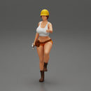 Young girl in helmet mechanic climbing - Only-Games