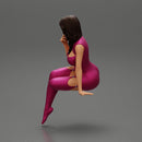 Beautiful Girl In Sexy Lingerie Sitting - Only-Games