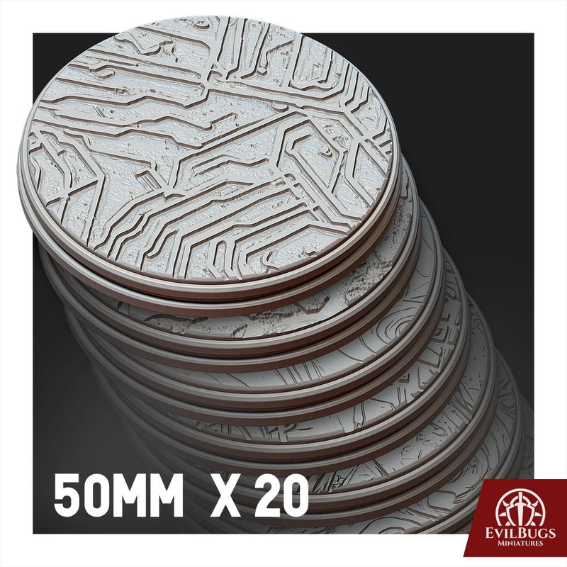 EvilBugs 50mm Bases Pack - Only-Games