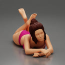 Sexy Young Girl In Bikini Lying On The Sand At The Beach - Only-Games