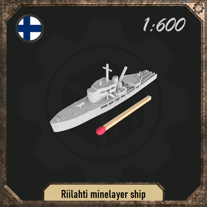 1/600 Riilahti minelayer ship