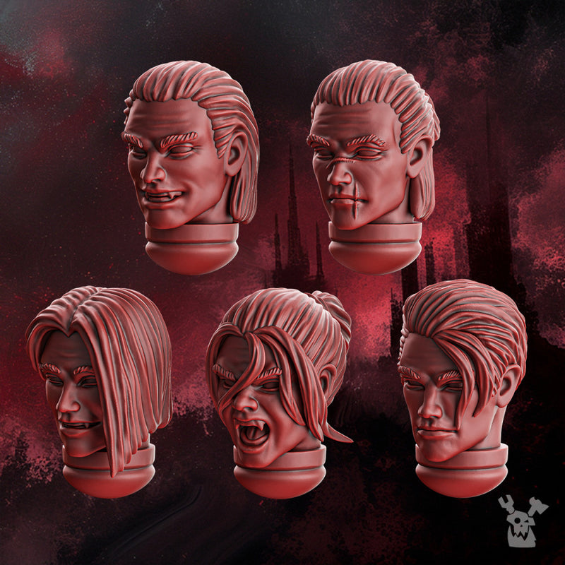 Crimson Wings Handsome Heads Set x7 - Only-Games