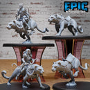 Dark Elf Panther Mount Rider Set - Only-Games