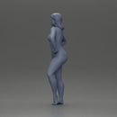 Naked Elegant pose showcasing confidence and grace - Only-Games