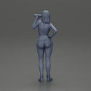 woman enjoying a drink, stylish and confident pose - Only-Games