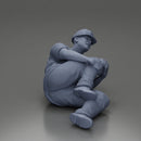 construction worker lying on the floor holding his injured leg - Only-Games