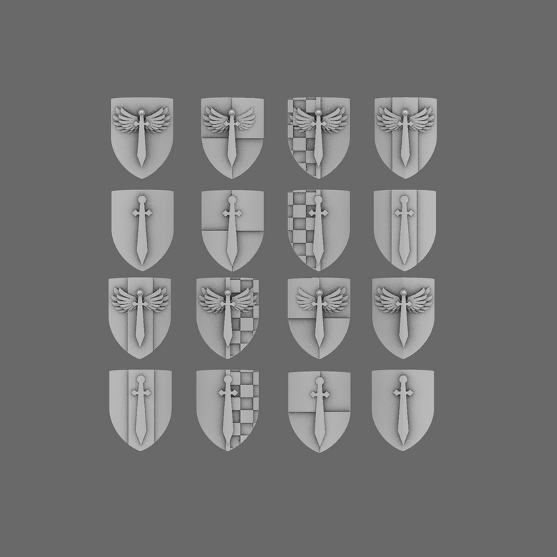 Angels Of Shadow Shoulder Shields