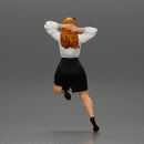 Sexy Secretary posing With Kneeling On An Office Chair - Only-Games