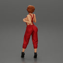 Mechanic girl in overalls repairs and maintains car - Only-Games