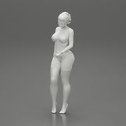 Sexy Girl standing in lingerie bikini - Only-Games