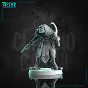 (0254) Male rogue thief killer frog man folk with sickles - Only-Games
