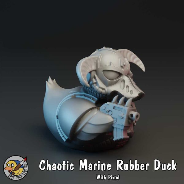 Chaotic Marine Rubber Duck - with Pistol