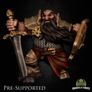 Berrom Bonetank [PRE-SUPPORTED] Guard Dwarf Knight Fighter - Only-Games