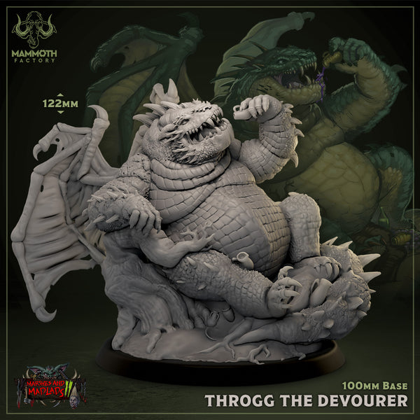 Throgg The Devourer on 100mm Base