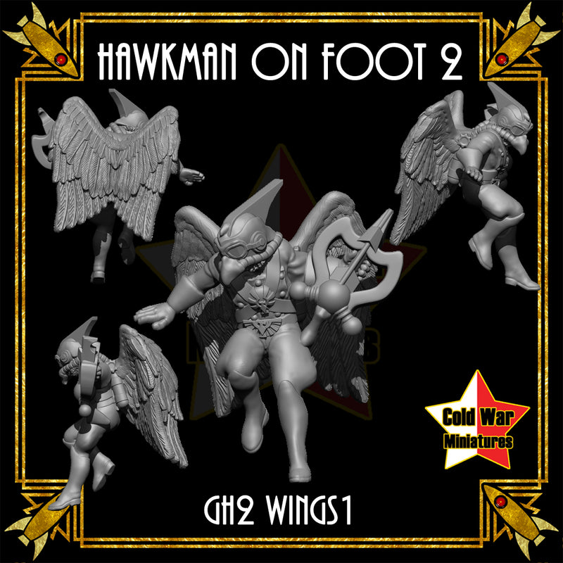 Hawkman on Foot 2 (wings) - Only-Games