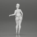 Sexy girl in bikini standing with her friend on the beach - Only-Games