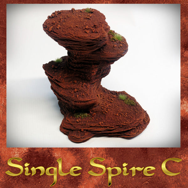 Single Spire C: Spires and Plateaus Terrain Set - Only-Games