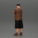 Fat Gangster in cap folding one's arms - Only-Games