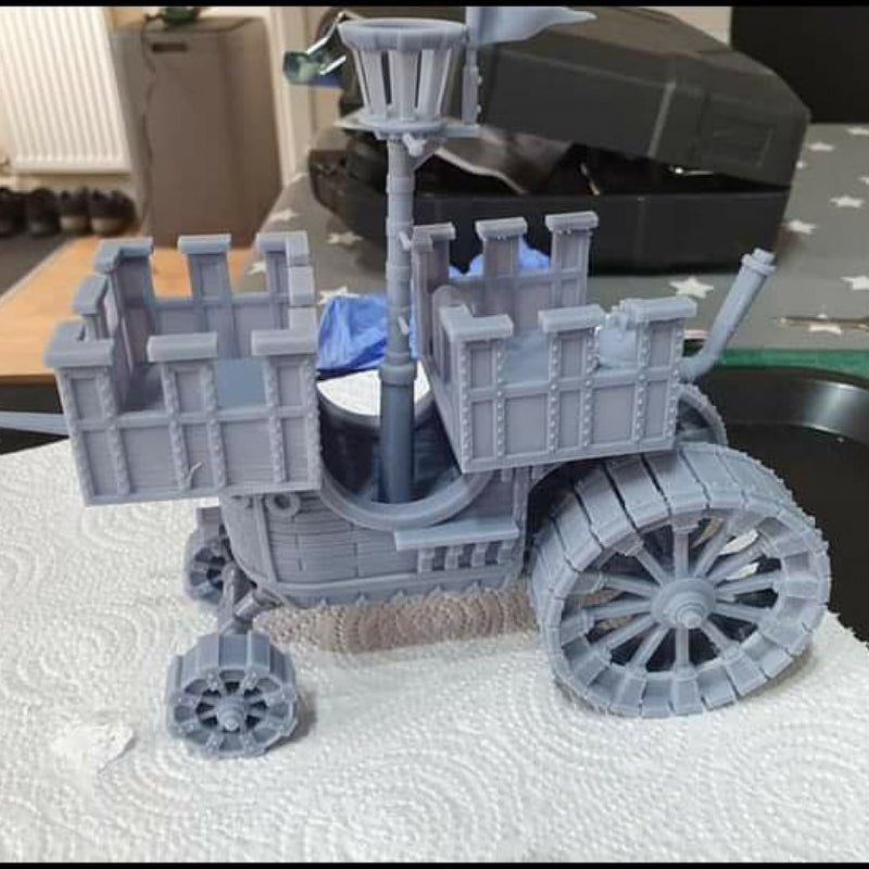 Steam fueled Landship with crew - Only-Games
