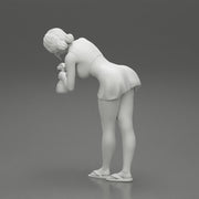 sexy girl cleaning in sponge and cleaning bottle - Only-Games