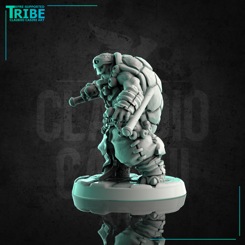 (0209) Male turtle shaolin monk with a sticks - Only-Games