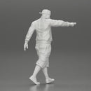 gangster homie in mask walking and holding gun sideways - Only-Games