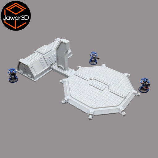 Marine Barracks - 28mm Wargaming Scatter Terrain Scenery Tabletop Miniature - Only-Games