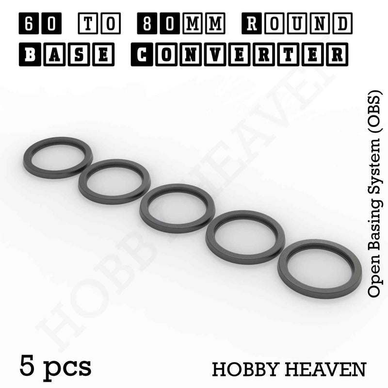 Round Bases Size Converters Round to Round 3d Print Full Range - Only-Games