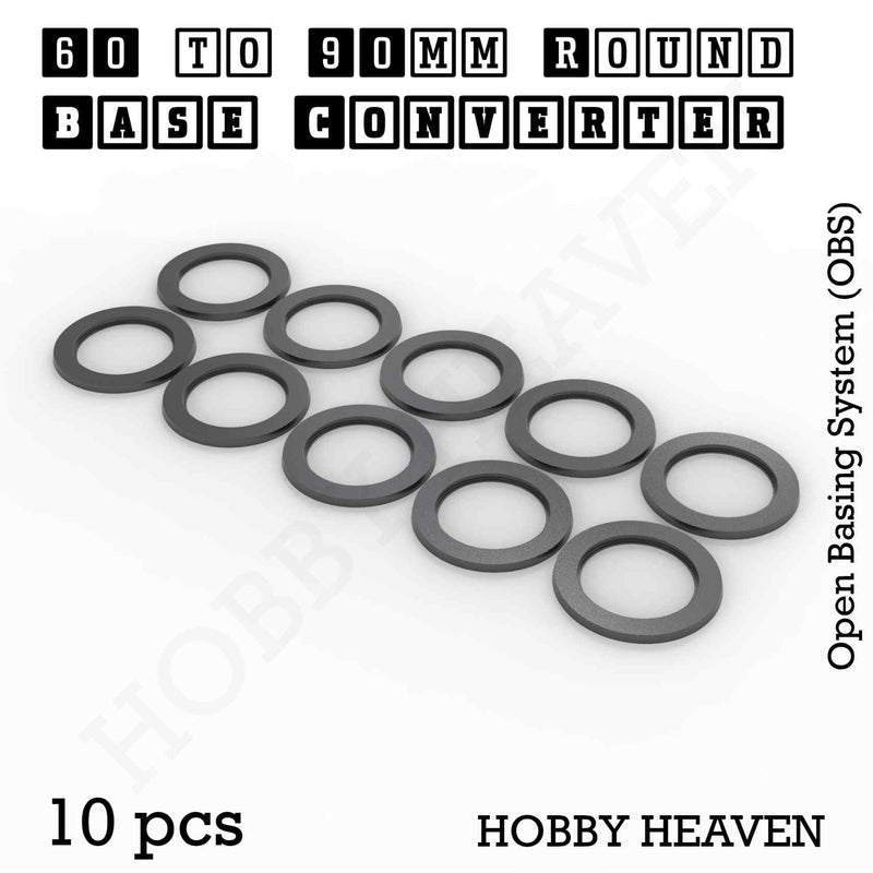 Round Bases Size Converters Round to Round 3d Print Full Range - Only-Games