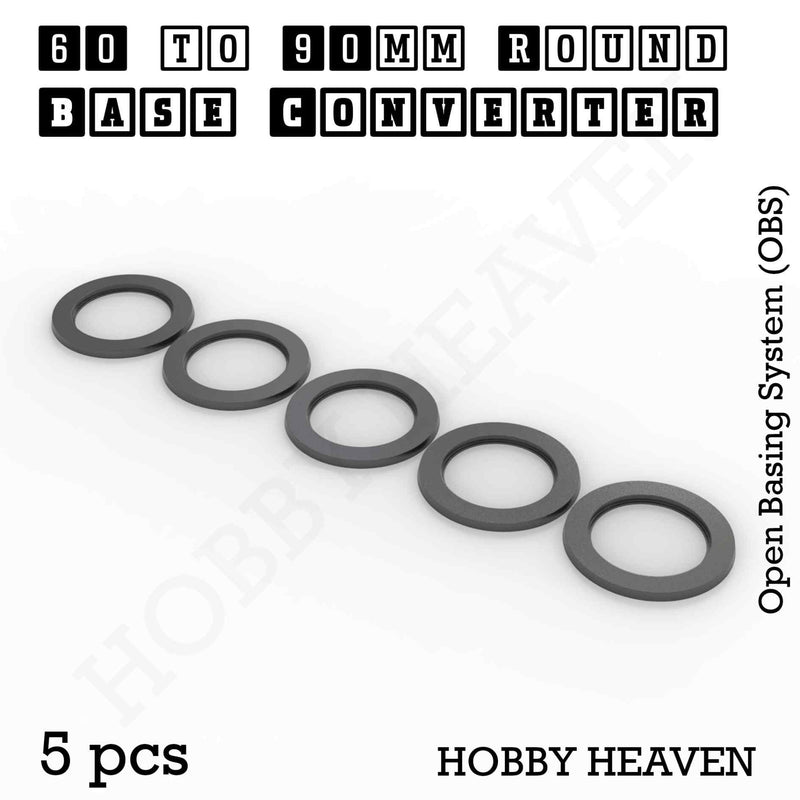 Round Bases Size Converters Round to Round 3d Print Full Range - Only-Games