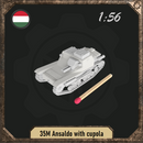 1/56 35M Ansaldo with commander cupola - Only-Games