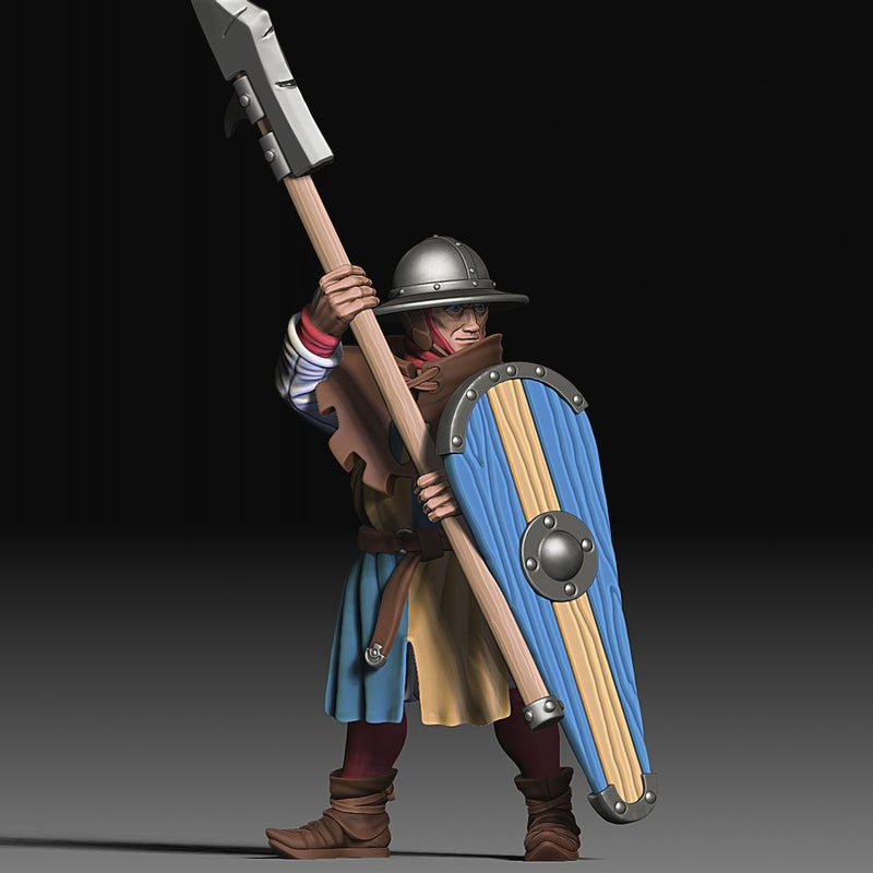 Medieval/Bretonn - Men at Arms - 28/32mm