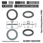 Round Bases Size Converters Round to Round 3d Print Full Range - Only-Games