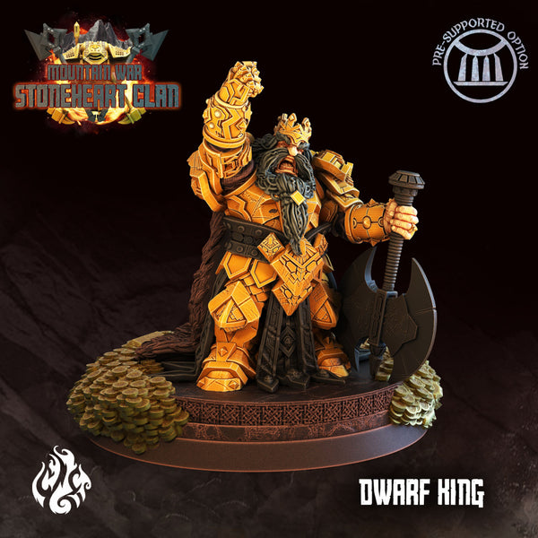 Dwarf King of StoneHeart Clan - Only-Games