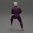 Biker man in helmet on a motorcycle stopped - Only-Games