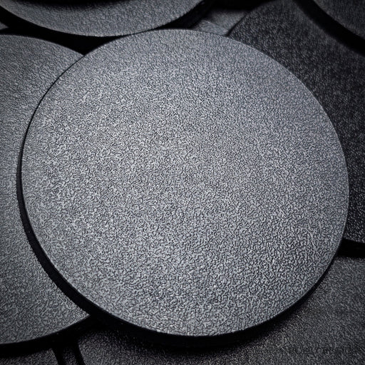 60mm Round Plain Plastic Bases - Only-Games