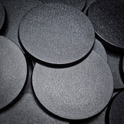 60mm Round Plain Plastic Bases - Only-Games