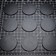 60mm Round Plain Plastic Bases - Only-Games