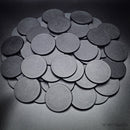 60mm Round Plain Plastic Bases - Only-Games