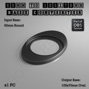 Round To Oval Bases Size Converters 3d Print Full Range - Only-Games