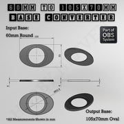 Round To Oval Bases Size Converters 3d Print Full Range - Only-Games
