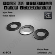 Round To Oval Bases Size Converters 3d Print Full Range - Only-Games
