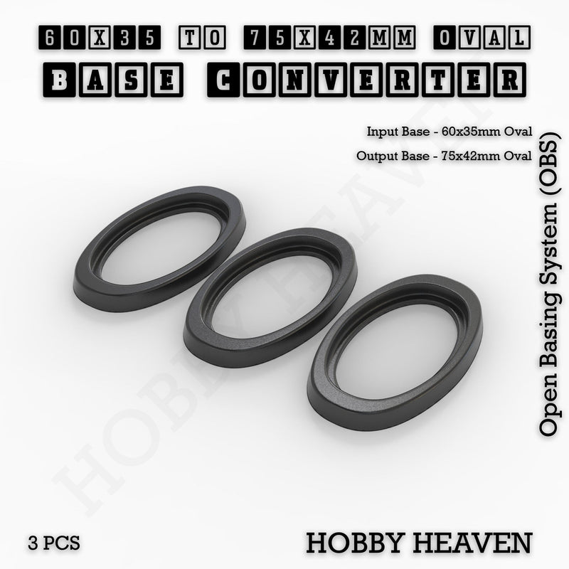 Oval To Oval Bases Size Converters 3d Print Full Range - Only-Games