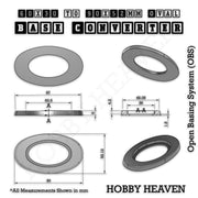 Oval To Oval Bases Size Converters 3d Print Full Range - Only-Games
